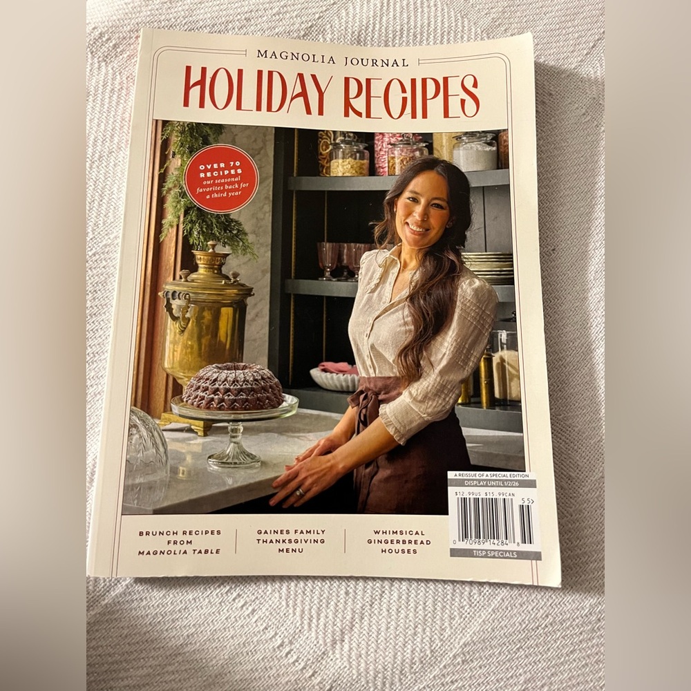 Magnolia Journal Holiday Recipes Magazine
